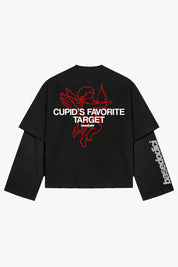 Longsleeve "VALENTINE" Cupid Black