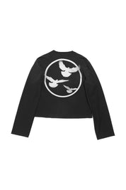 Longsleeve "HOOLIGAN" Doves Black 