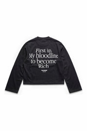 Longsleeve "B12LAB" Bloodline Black/White