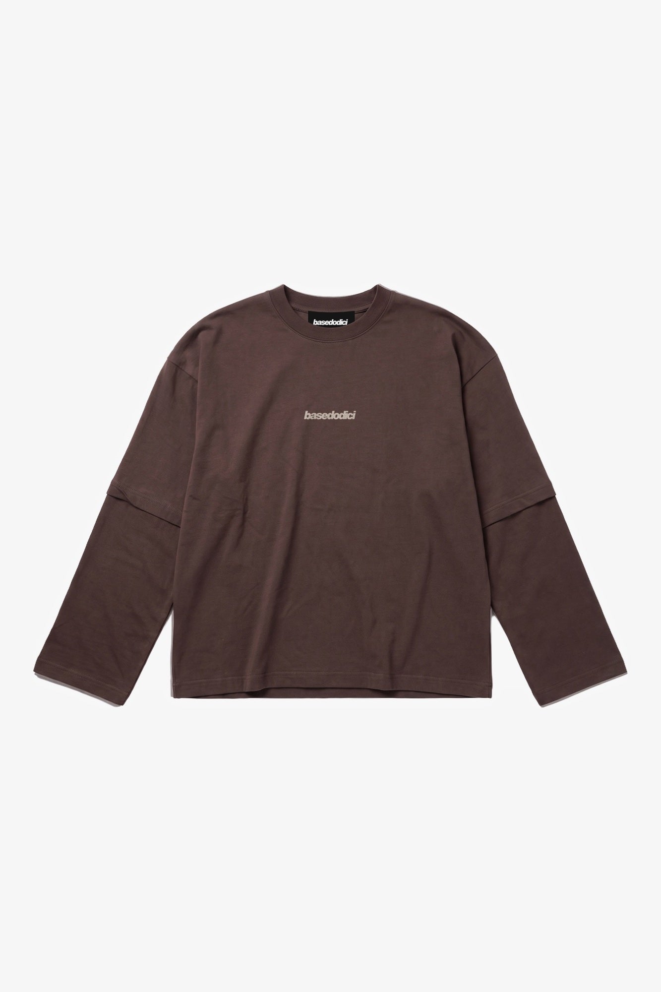 Longsleeve "B12LAB" FOMO Brown/Sand