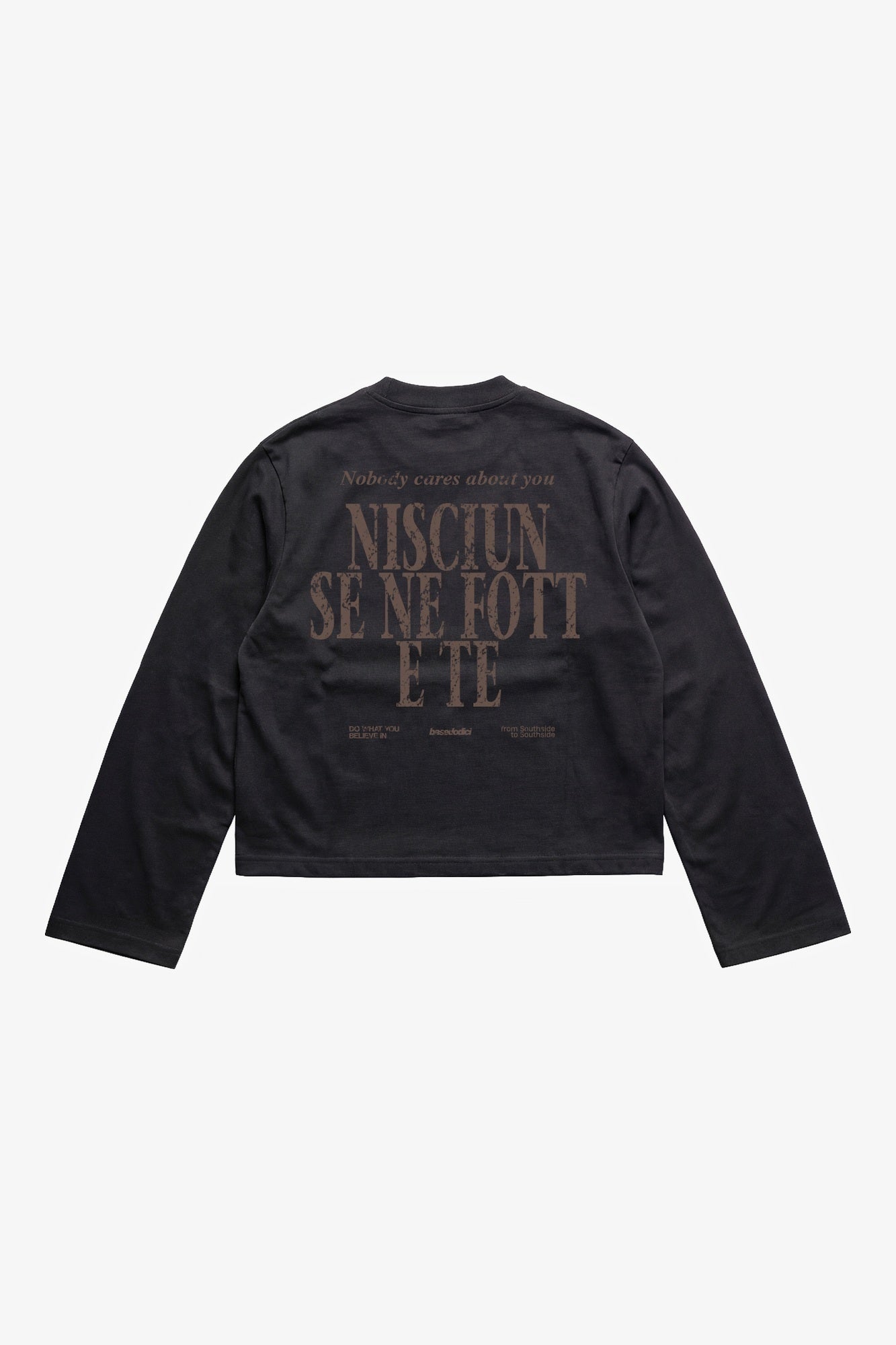 Longsleeve "B12LAB" Nisciun Black/Brown