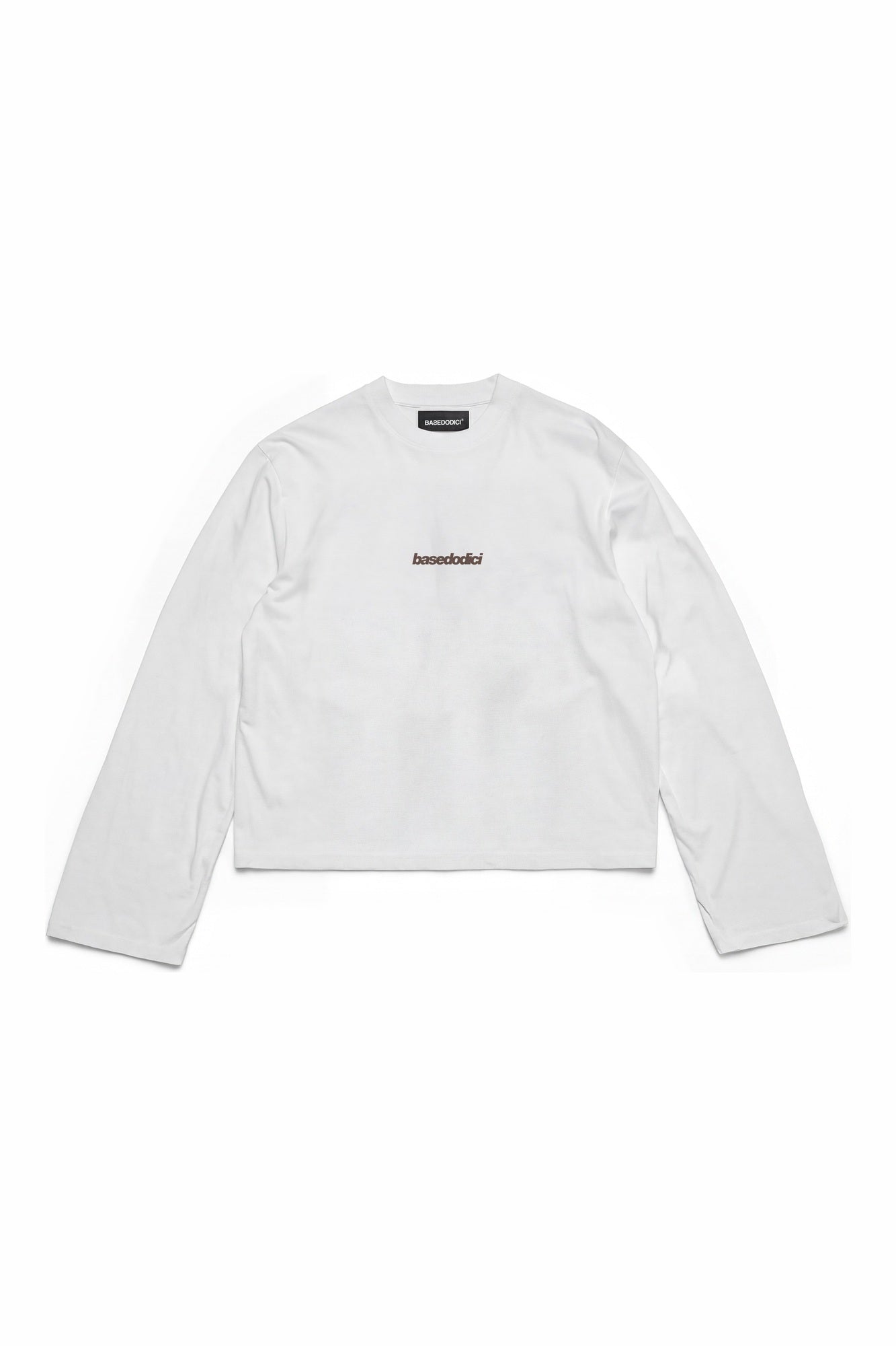 Longsleeve "B12LAB" Nisciun White/Brown