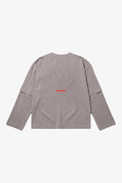 Longsleeve "B12LAB" TuttoèPossibile Grey/RedGlitter