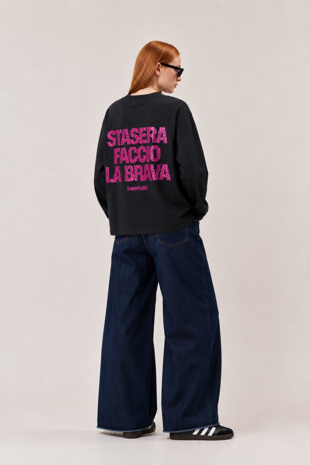 Longsleeve "VIRAL EDIT" FaccioLaBrava Black/GlitterPink