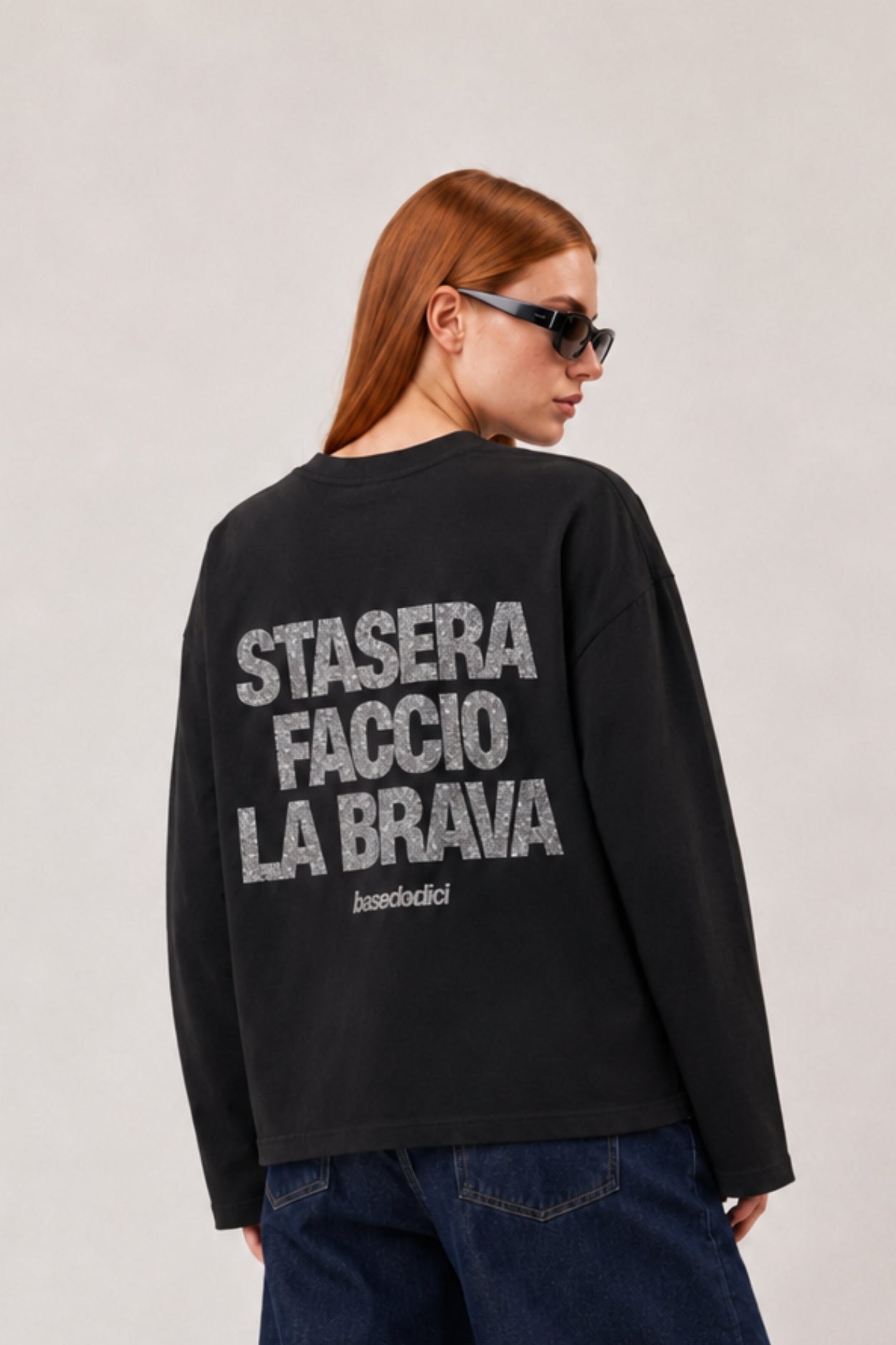 Longsleeve "VIRAL EDIT" FaccioLaBrava Black/Glitter