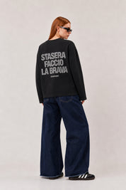 Longsleeve "VIRAL EDIT" FaccioLaBrava Black/Glitter