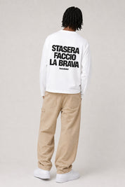 Longsleeve "VIRAL EDIT" FaccioLaBrava White/Black