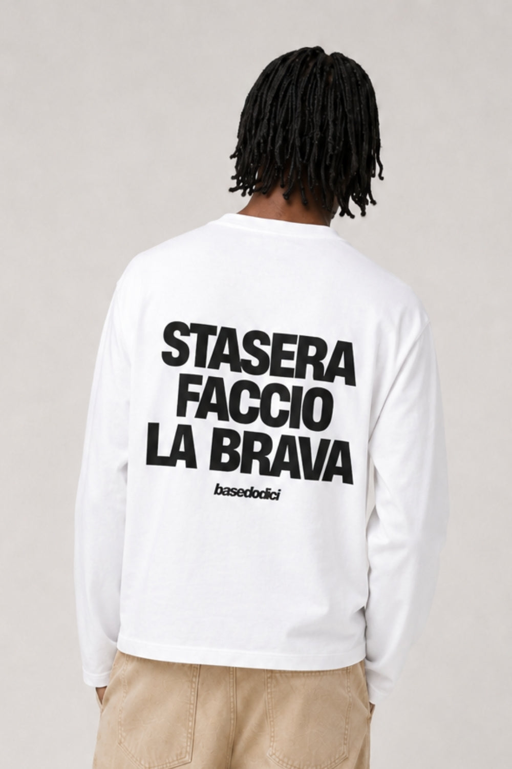 Longsleeve "VIRAL EDIT" FaccioLaBrava White/Black