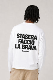 Longsleeve "VIRAL EDIT" FaccioLaBrava White/Black