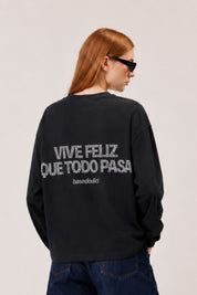 Longsleeve "VIRAL EDIT" ViveFeliz Black/Grillz