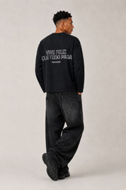 Longsleeve "VIRAL EDIT" ViveFeliz Black/Grillz