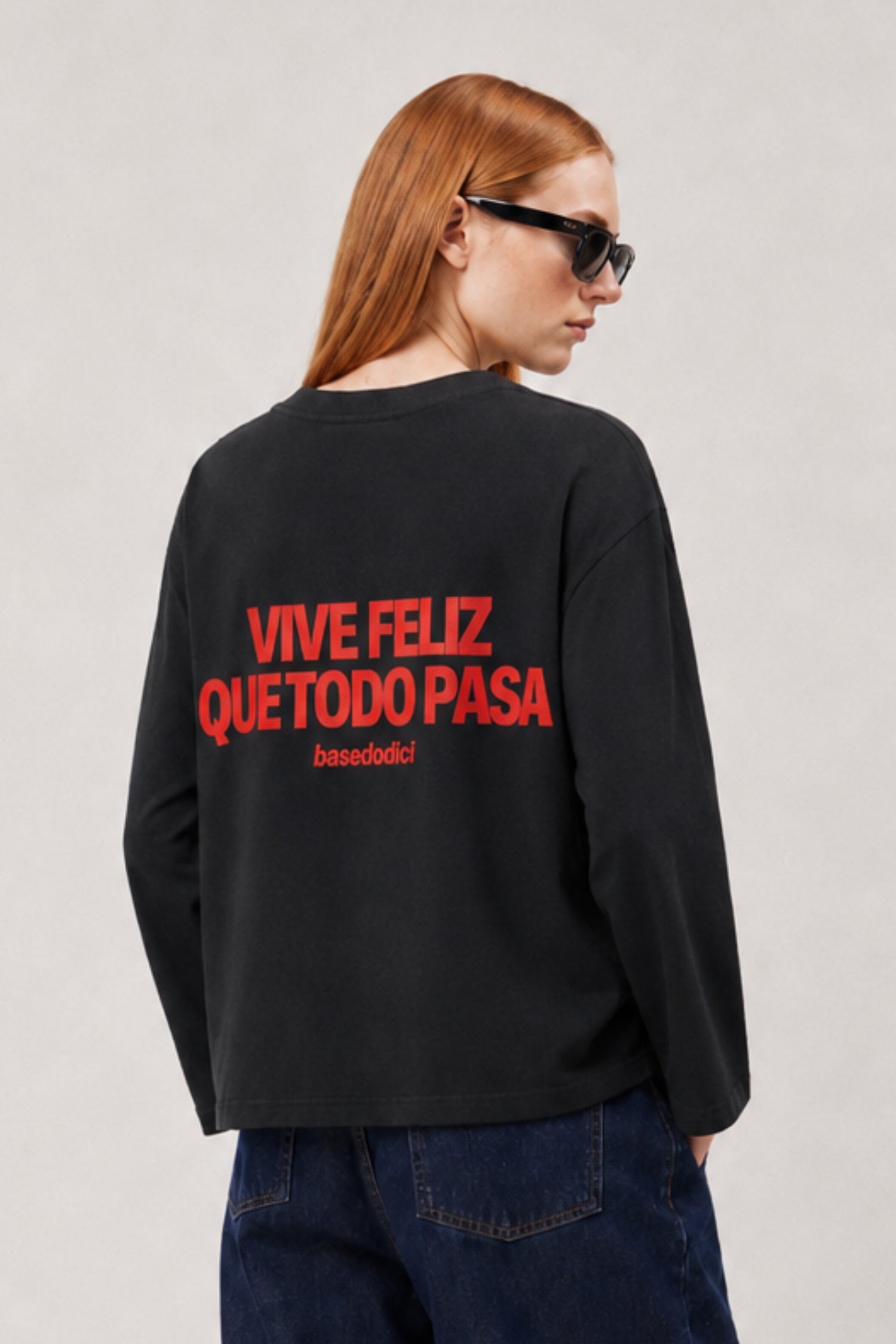 Longsleeve "VIRAL EDIT" ViveFeliz Black/Red