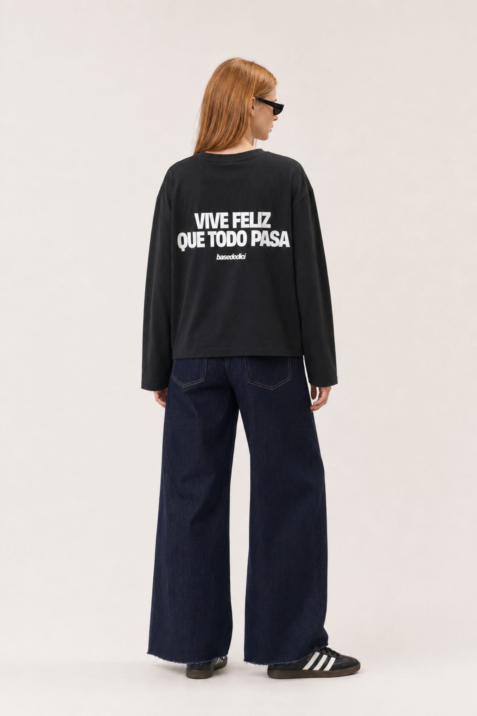 Longsleeve "VIRAL EDIT" ViveFeliz Black/White