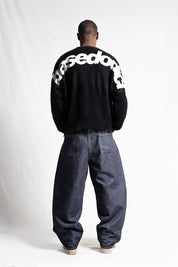 Look "RUDEBOY LDN" Knit Shoulder Logo