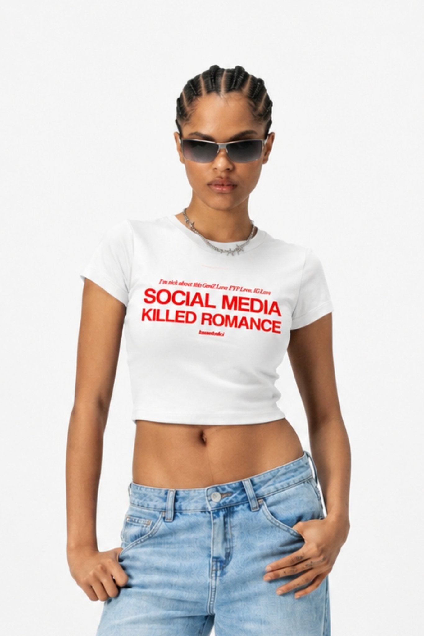Look "KILLED ROMANCE" White Light Blue
