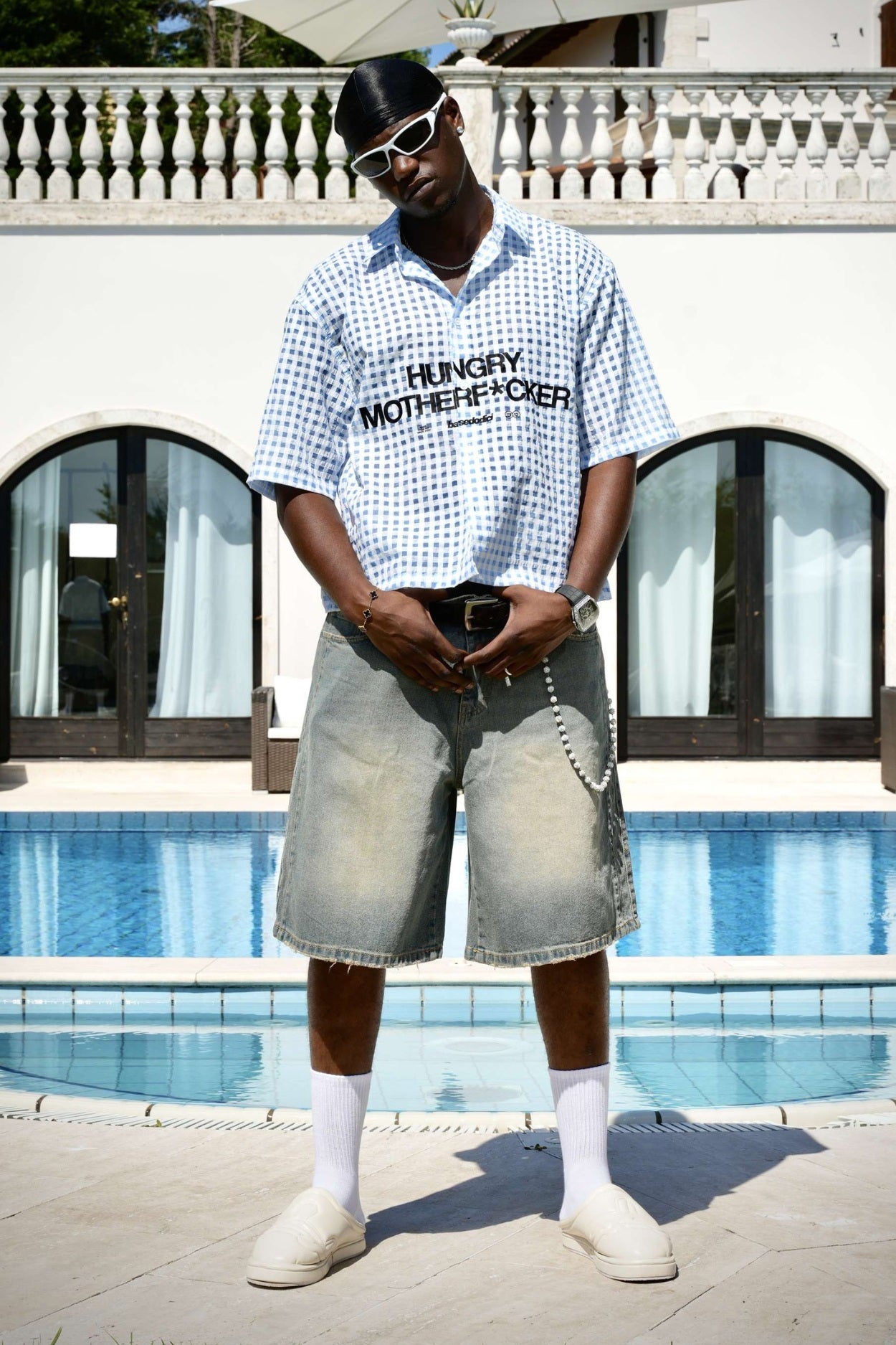 Look "SUMMER CLUB" Hungry Checked/Light Blue