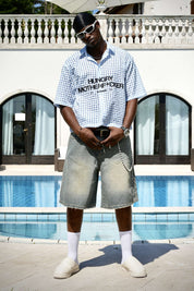 Look "SUMMER CLUB" Hungry Checked/Light Blue