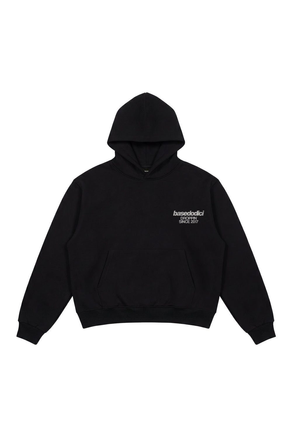 Hoodie "VIRAL EDIT" TU SI BELL BELL Black/Glitter