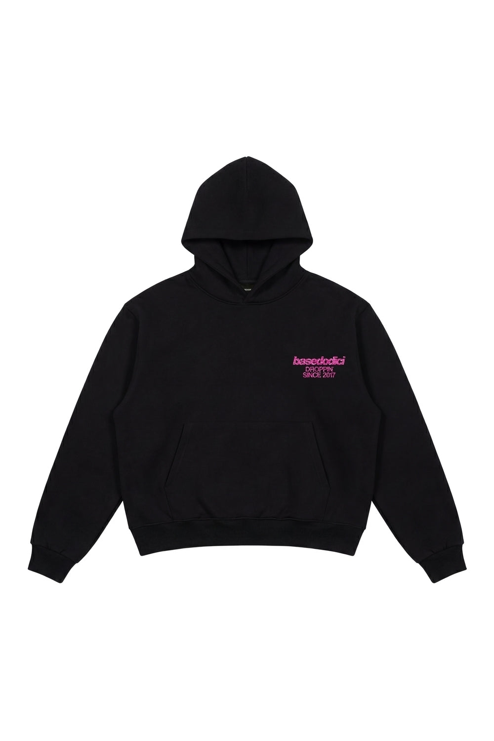 Hoodie "VIRAL EDIT" TiAmoVenerdì Black/GlitterPink