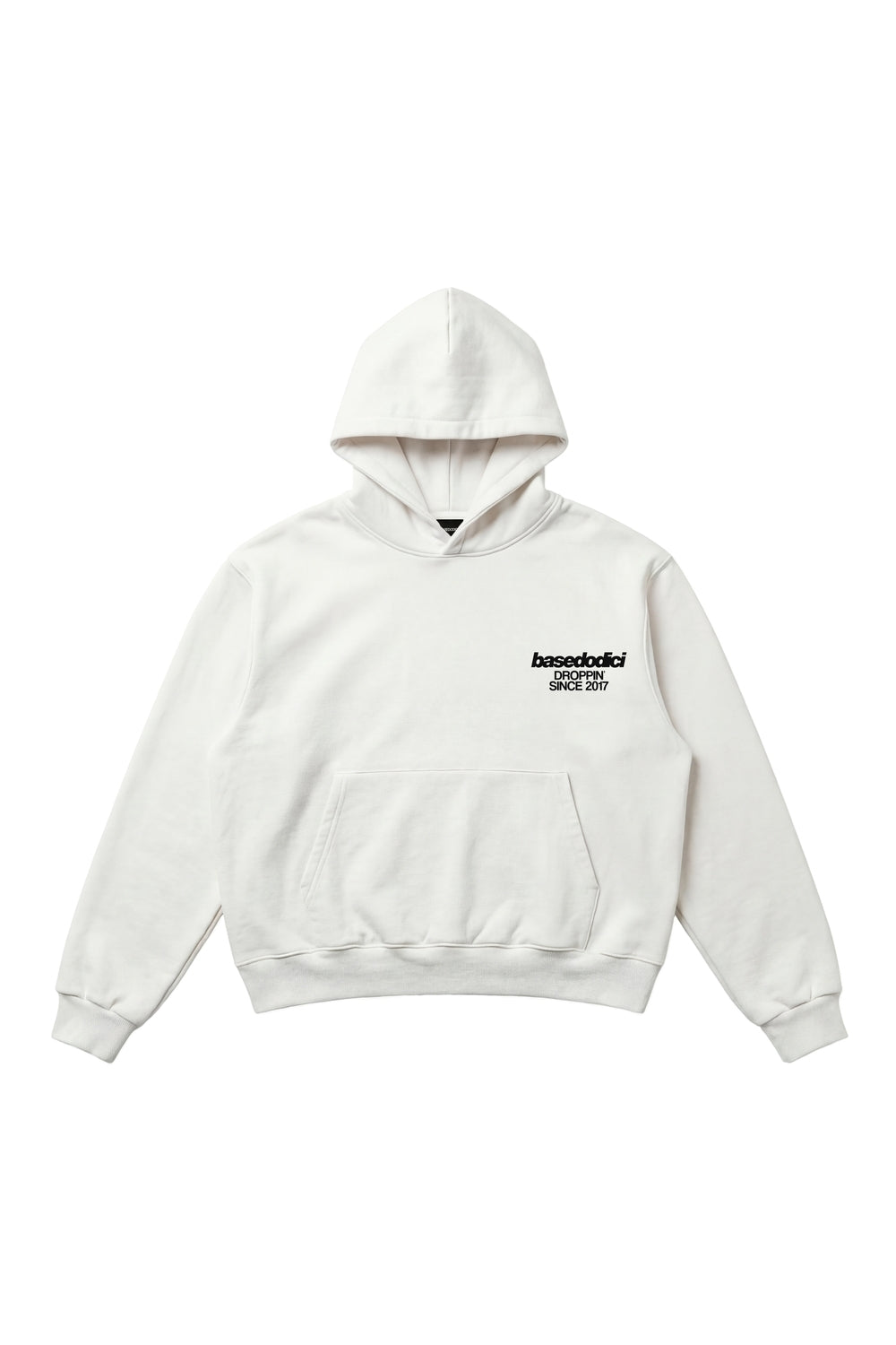 Hoodie "VIRAL EDIT" TiAmoVenerdì White/Black