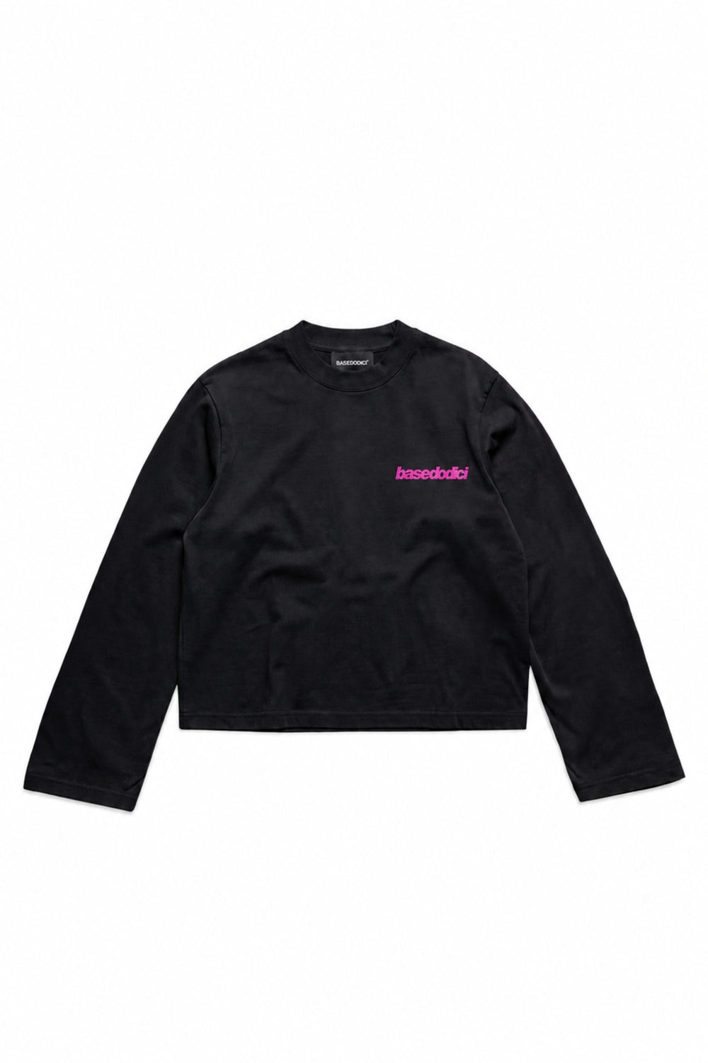 Longsleeve "4PLAYERS" BackLogo 12 Black/GlitterPink
