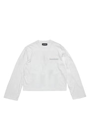 Longsleeve "4PLAYERS" BackLogo 12 White/Glitter