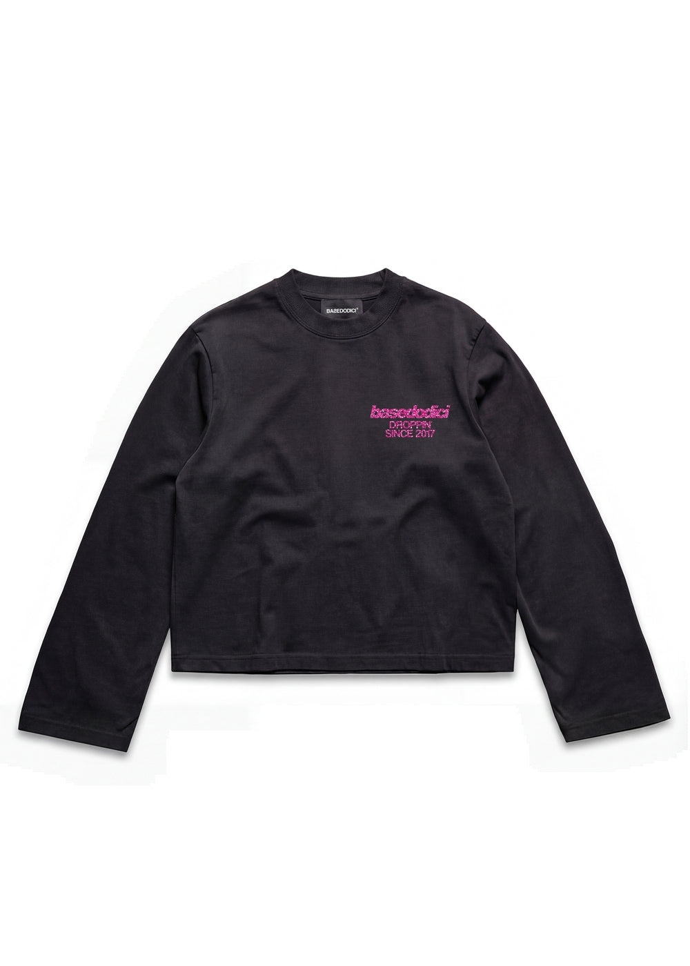 MOCKUP-FRONT_LongsleeveVIRALEDITTiAmoVenerdiBlack-GlitterPink.jpg