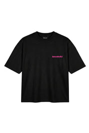 T-Shirt "4PLAYERS" BackLogo 12 Black/GlitterPink
