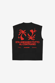 Tank "SAMURAIJAYxBASEDODICI" TuttoSbagliato Black/Red