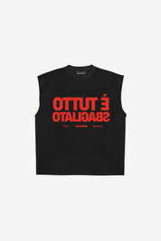 Tank "SAMURAIJAYxBASEDODICI" TuttoSbagliato Black/Red