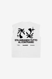 Tank "SAMURAIJAYxBASEDODICI" TuttoSbagliato White