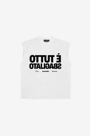 Tank "SAMURAIJAYxBASEDODICI" TuttoSbagliato White