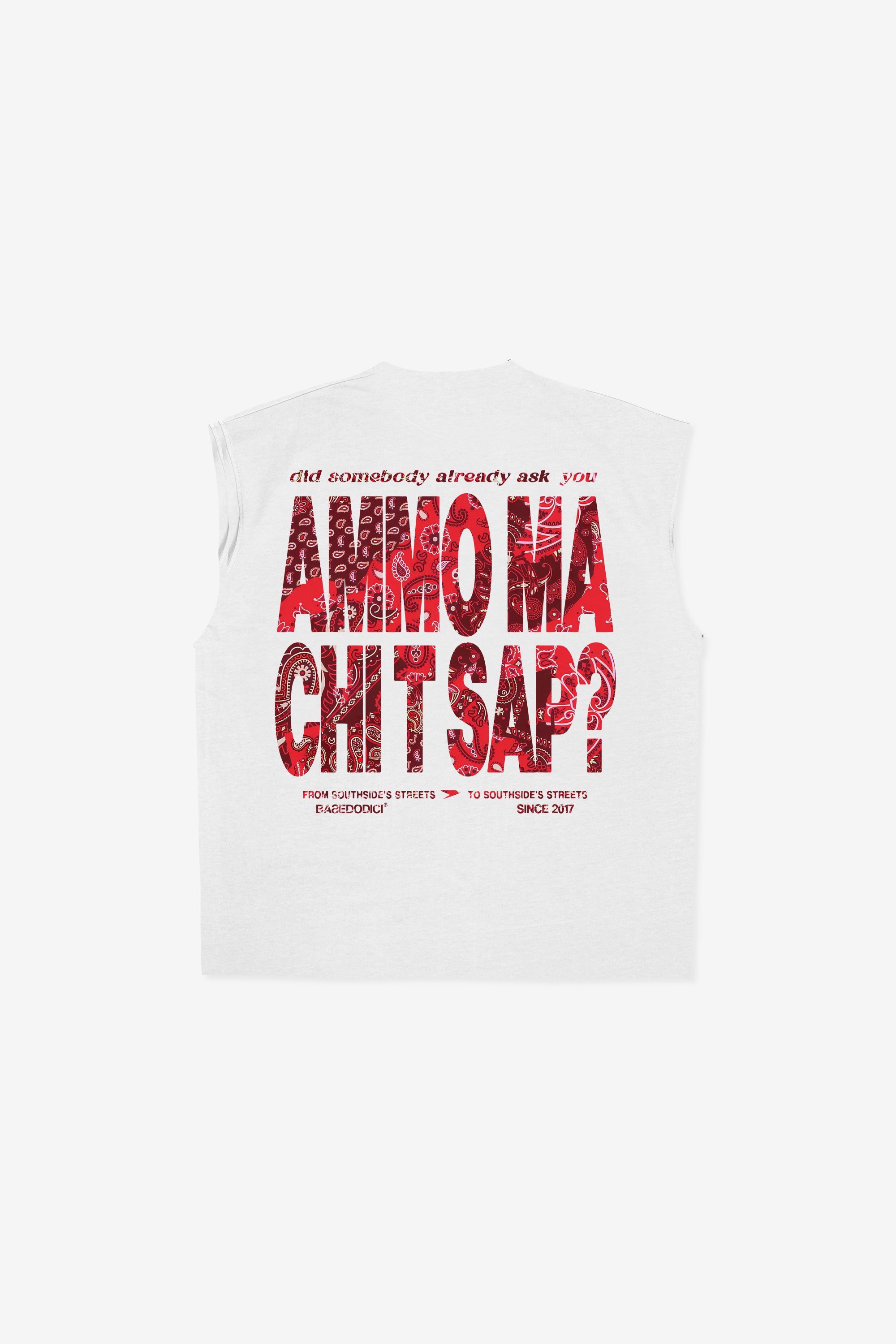 Tank “AMMO” CHI'T'SAP White/Bandana