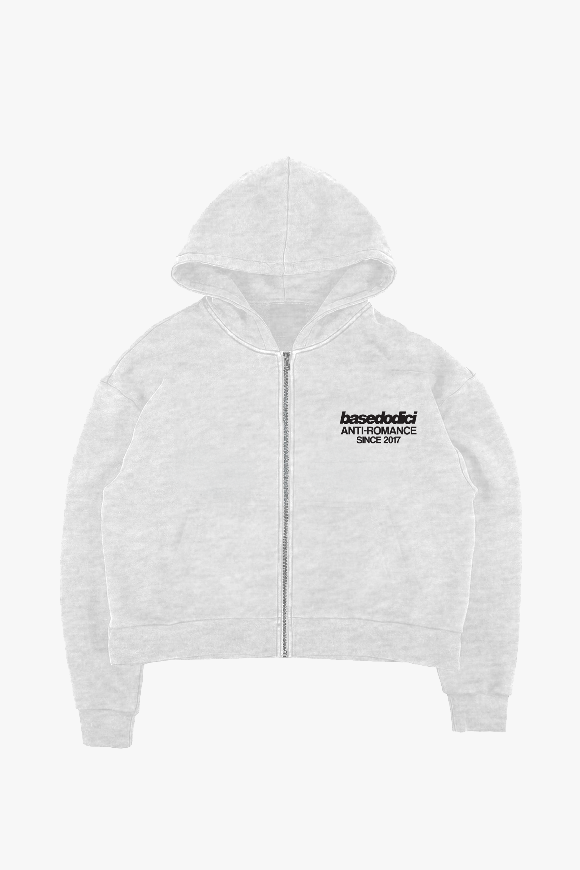 Full Zip “KILLED ROMANCE” Ash Grey/Black