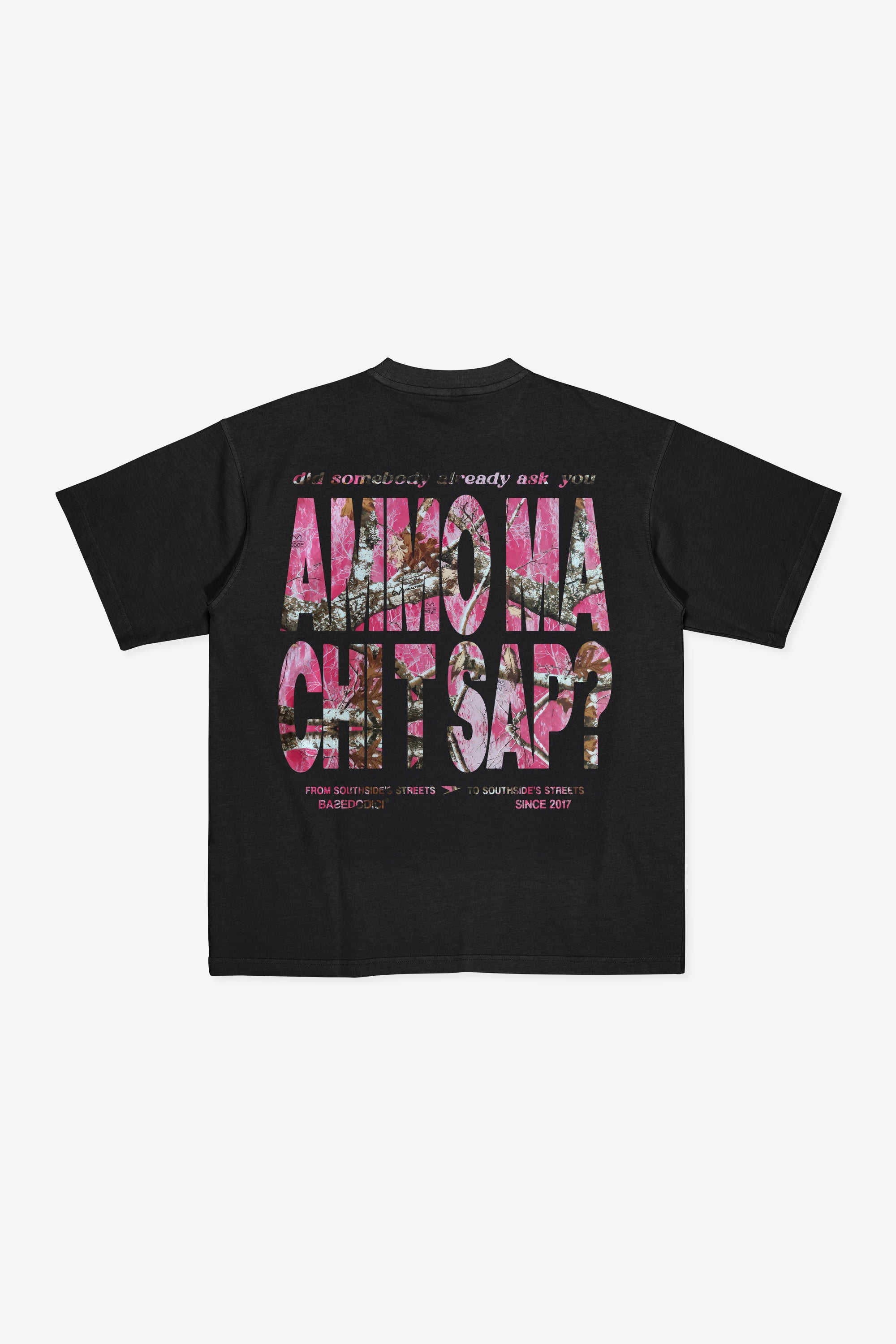 T-Shirt “AMMO” CHI'T'SAP Black/ForestRose