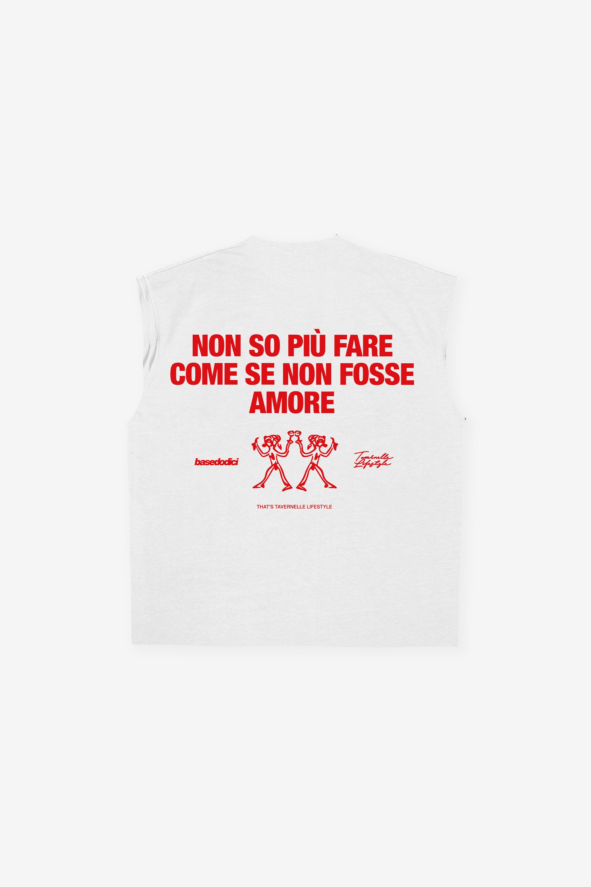 Tank "TAVERNELLExBASEDODICI" Amore White