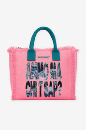 Shoulder Bag "AMMO" CHI'T'SAP Pink/Denim 