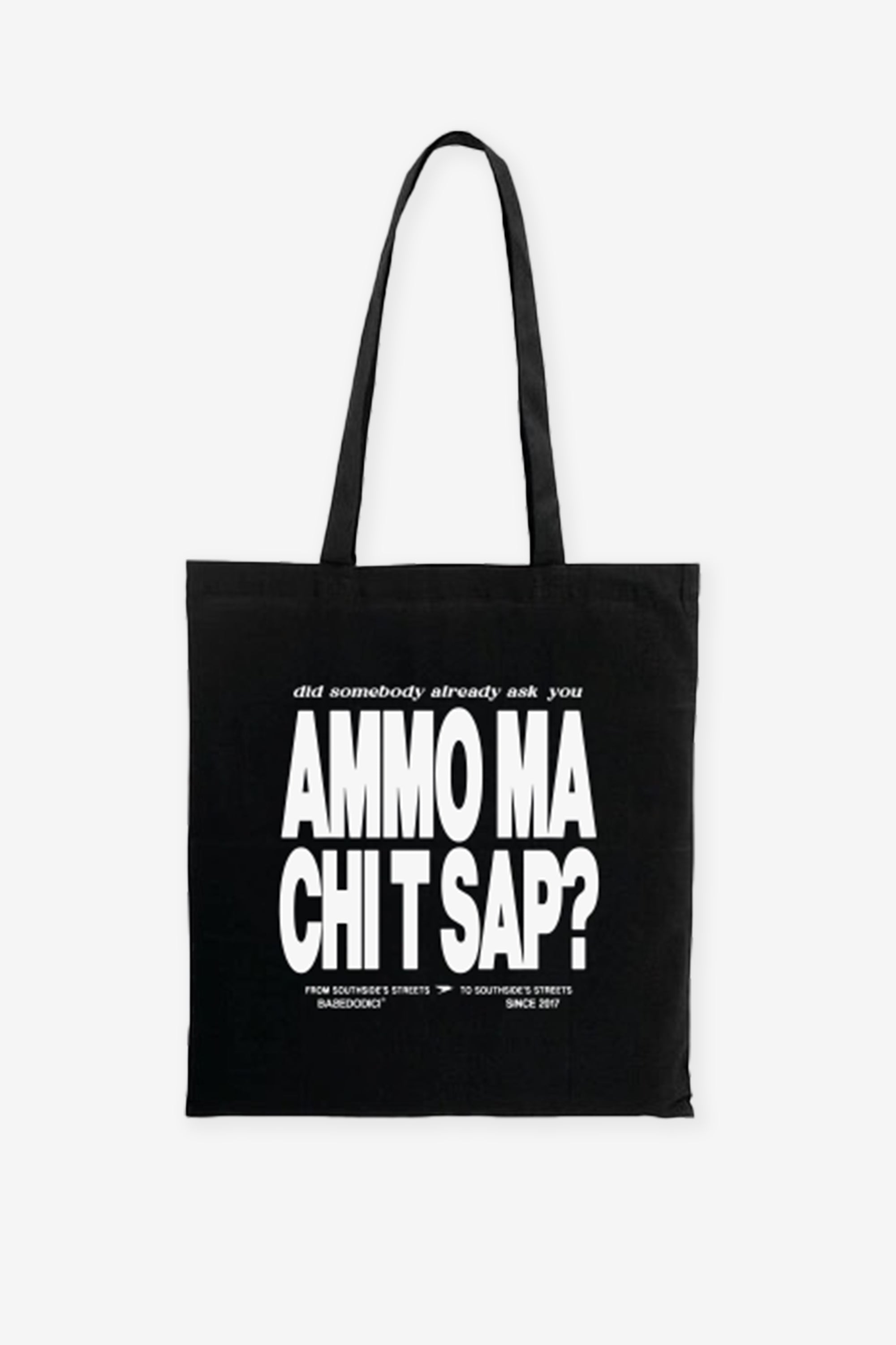 "AMMO" CHI'T'SAP Tote Bag Black 