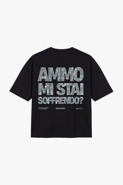 T-Shirt "COPY&PASTE" MiStaiSoffrendo Black/Glitter