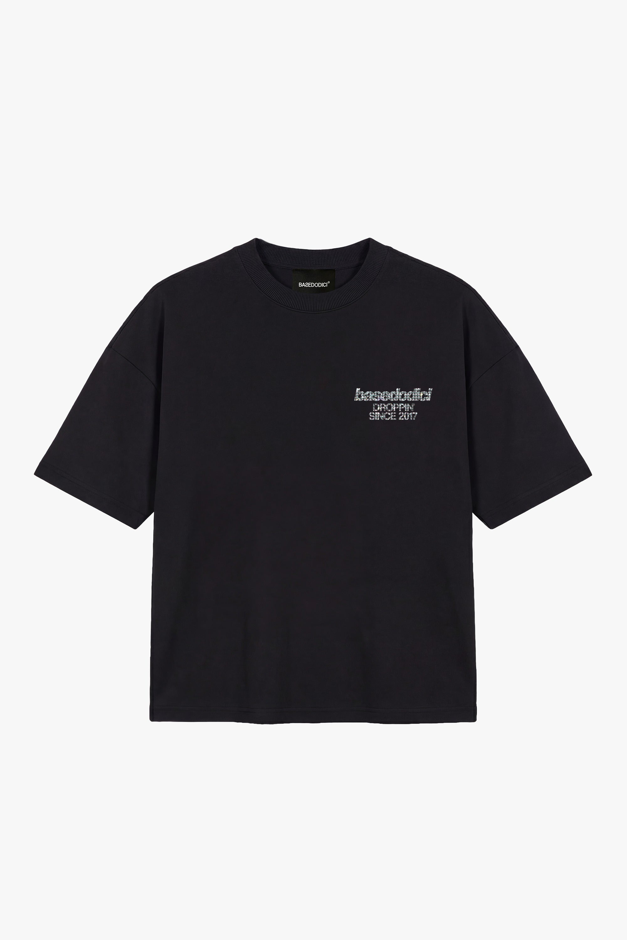 T-Shirt "COPY&PASTE" MiStaiSoffrendo Black/Glitter