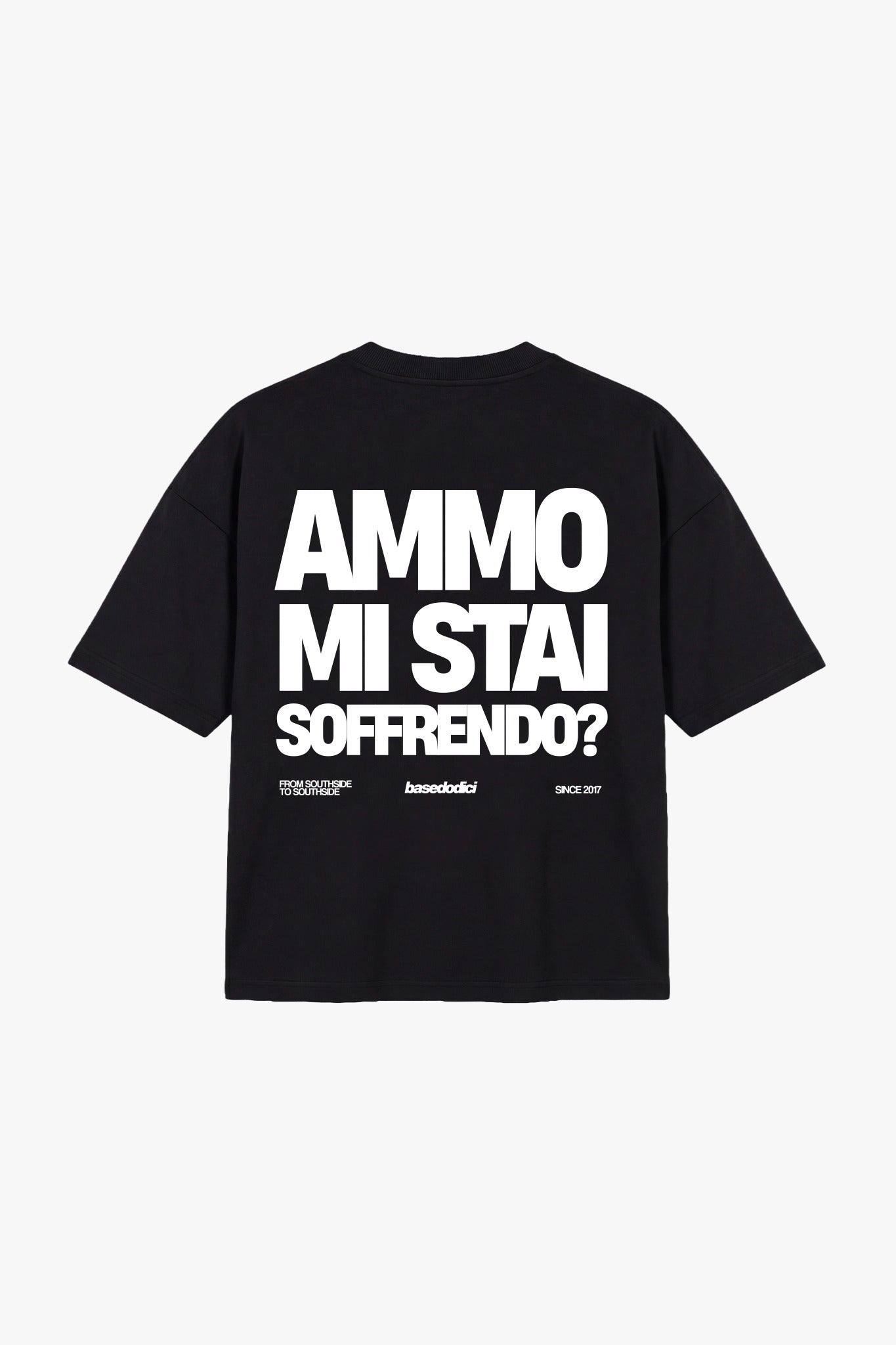 T-Shirt "COPY&PASTE" MiStaiSoffrendo Black/White