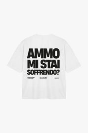 T-Shirt "COPY&PASTE" MiStaiSoffrendo White/Black