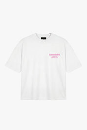 T-Shirt "COPY&PASTE" MiStaiSoffrendo White/Pink
