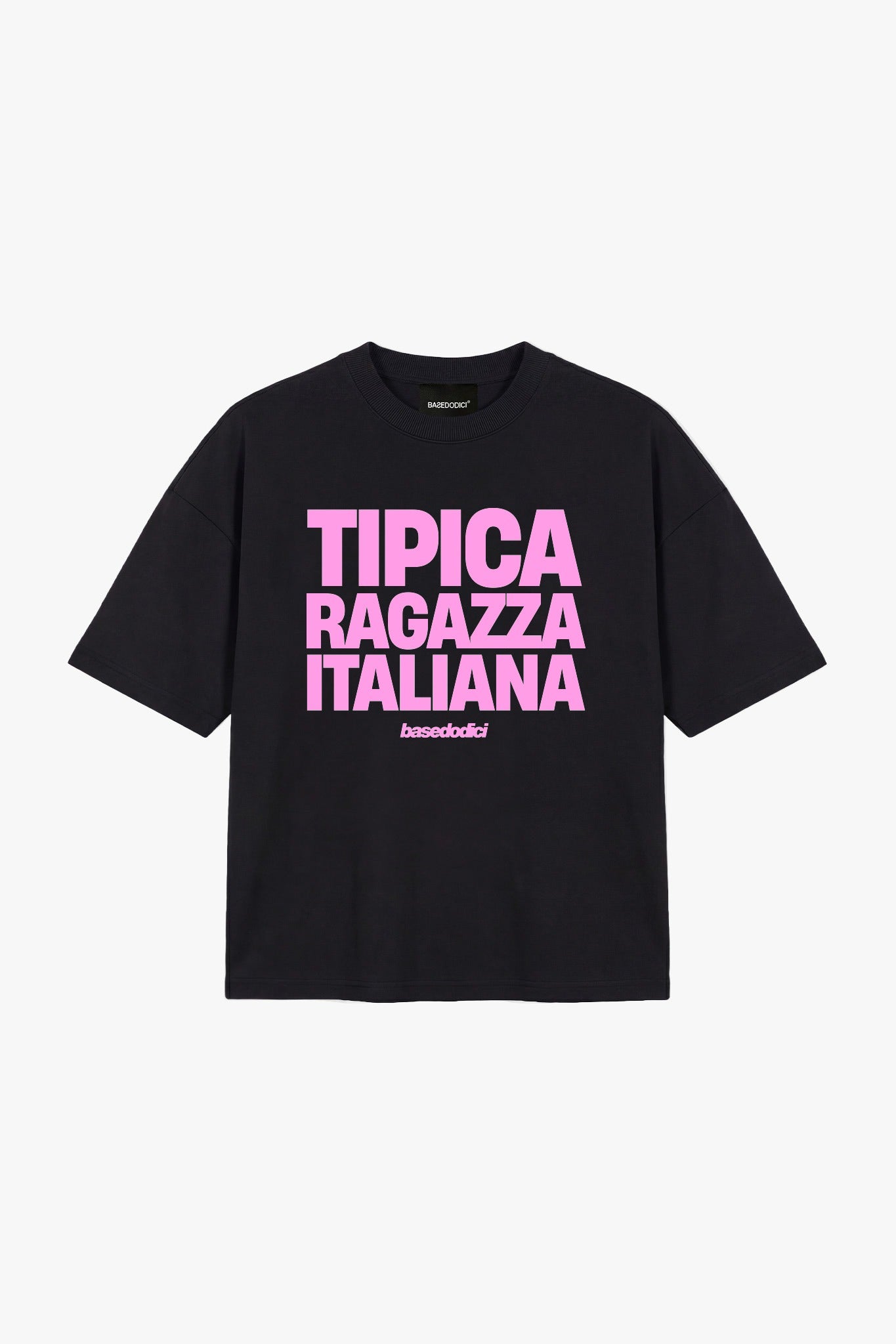 T-Shirt "COPY&PASTE" RagazzaItaliana Black/Pink