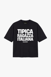 T-Shirt "COPY&PASTE" RagazzaItaliana Black/White