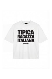 T-Shirt "COPY&PASTE" RagazzaItaliana White/Black