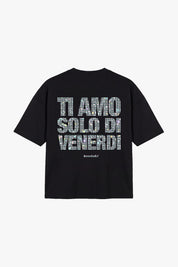 T-Shirt "COPY&PASTE" TiAmoVenerdì Black/Glitter