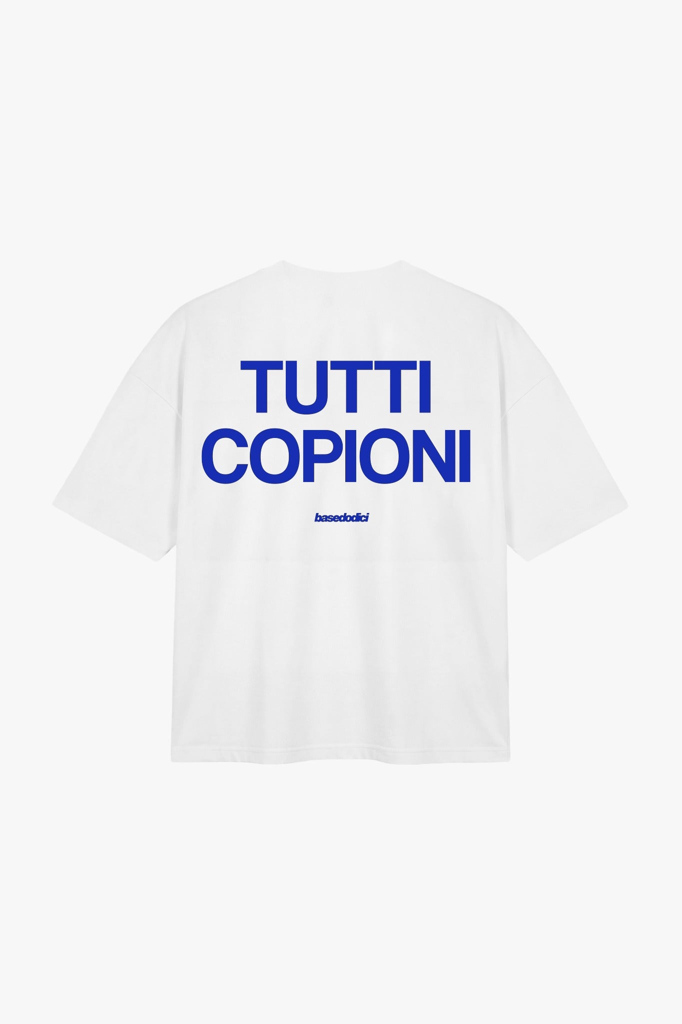 T-Shirt "COPY&PASTE" TuttiCopioni White/Blue