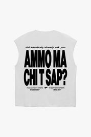 Tank "AMMO COUTURE" CHI'T'SAP White/Black