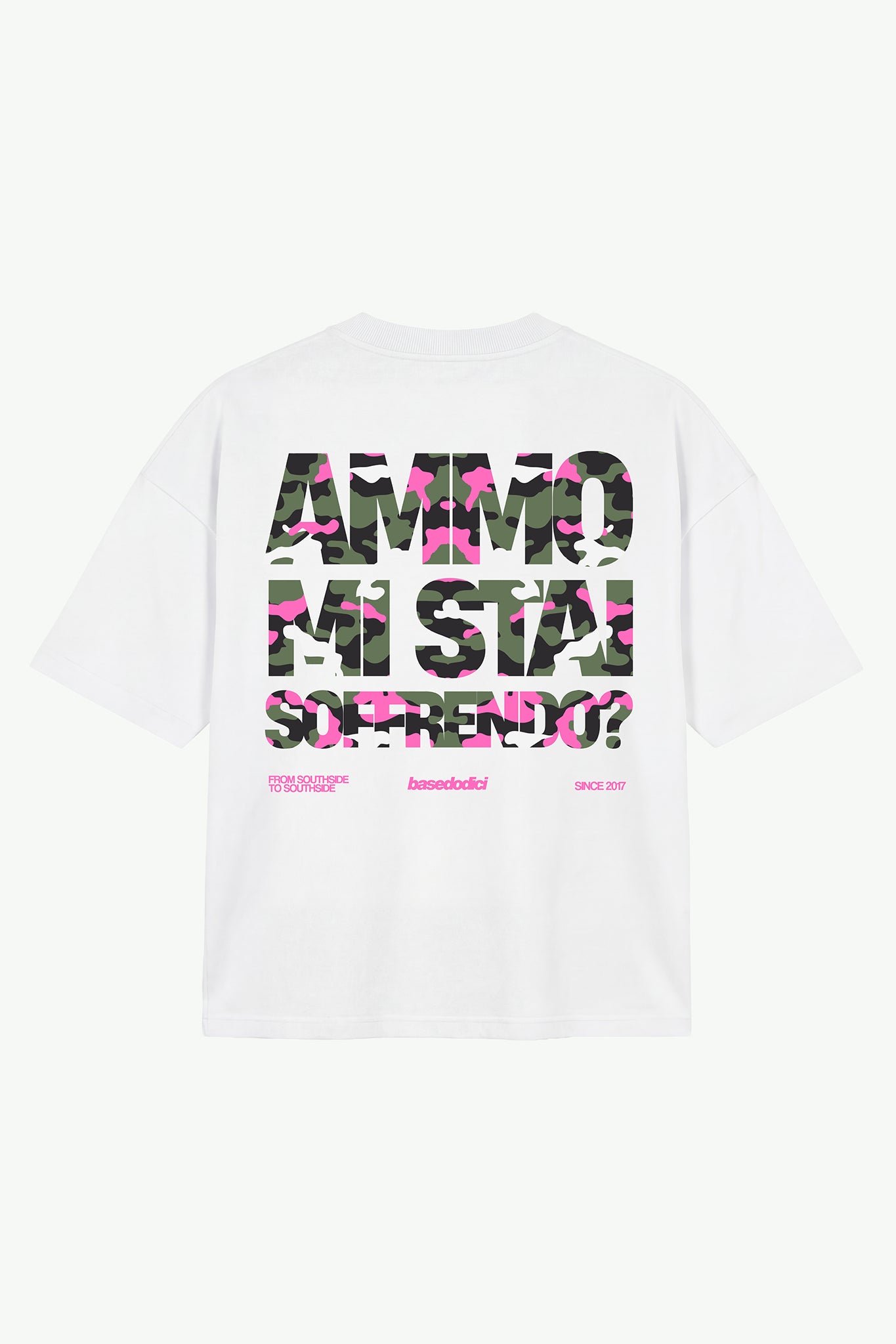 T-Shirt "AMMO COUTURE" MiStaiSoffrendo White/Camo